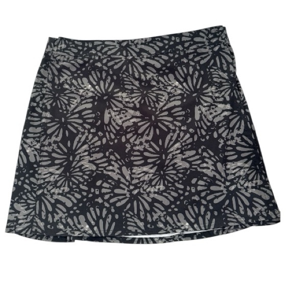 Rip Skirt Hawaii SHIBORI CHARCOAL Wrap Skirt  Gray Black Length 2 Size XL - Picture 1 of 4